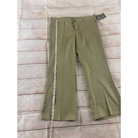 NWT Genuine Dickies Women's Slim Beige Pants - 16P - Picture 2 of 12